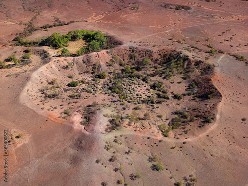 Henbury Meteorite Craters formed by an impact 4,700 years ago in arid central Australia photo