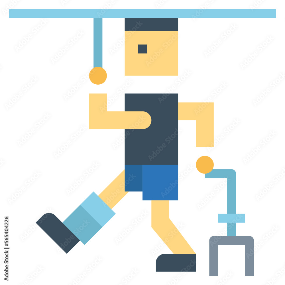 injury flat icon style injury flat icon style