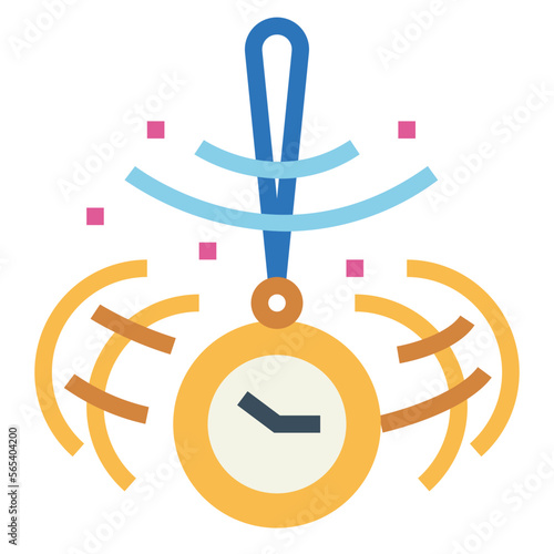 hypnosis flat icon style