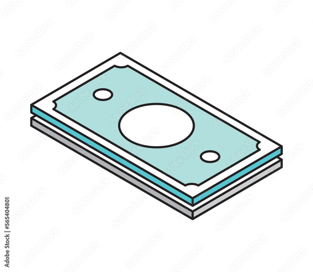 isometric money icon isometric money icon