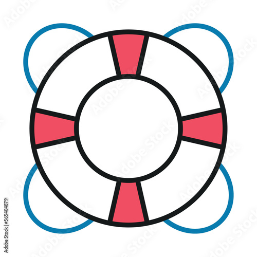 lifebuoy nautical icon