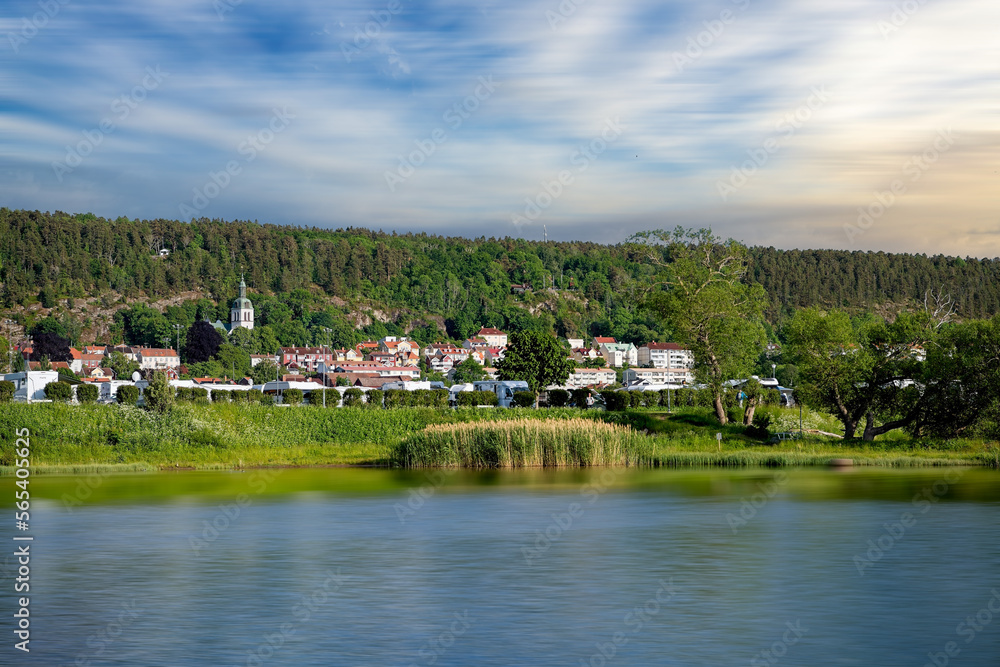 View of a small community in Sweden. View of a small community in Sweden.