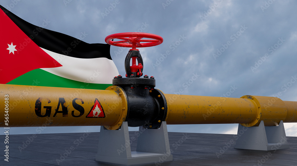 Jordan Gas, Natural gas in Jordan, Valve on the main gas pipeline