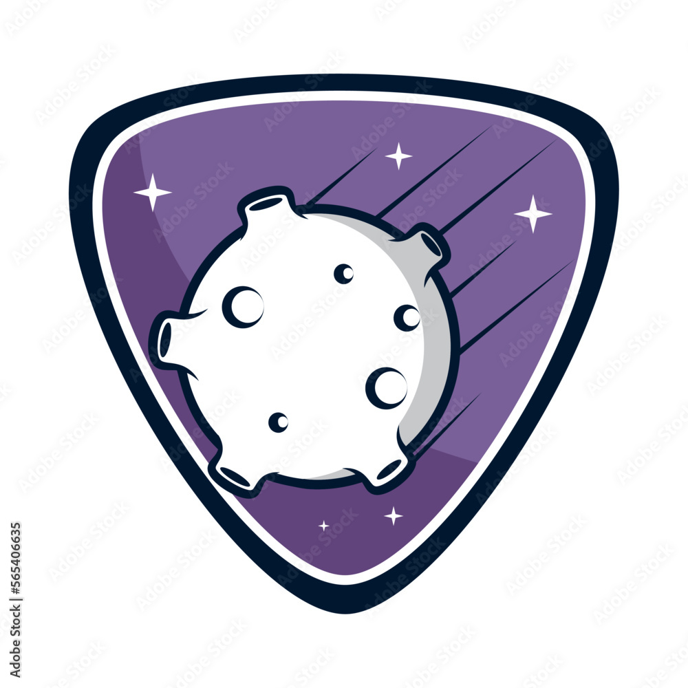 moon space badge