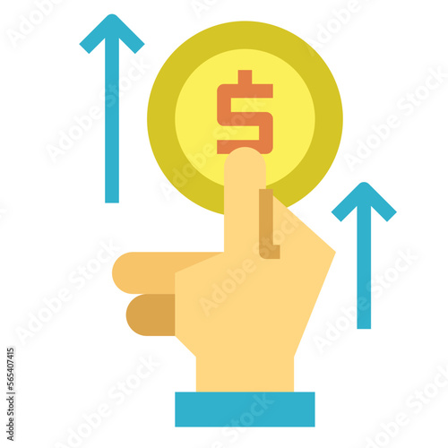 bet flat icon style