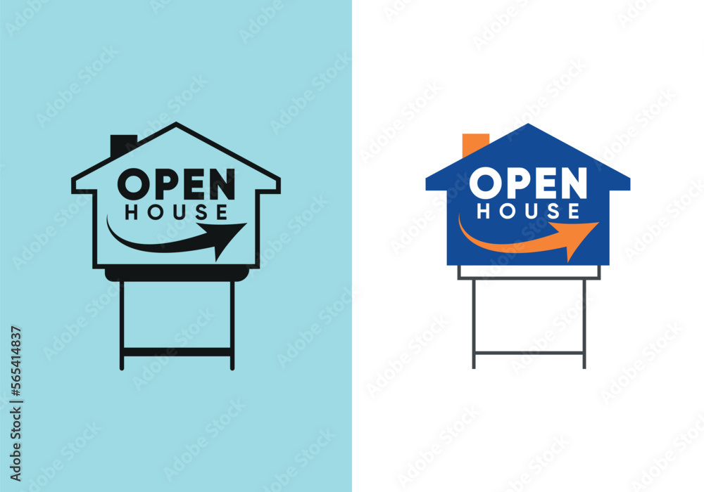 Best House Yard Sign Illustration Vector Clip Art Design With Colorful