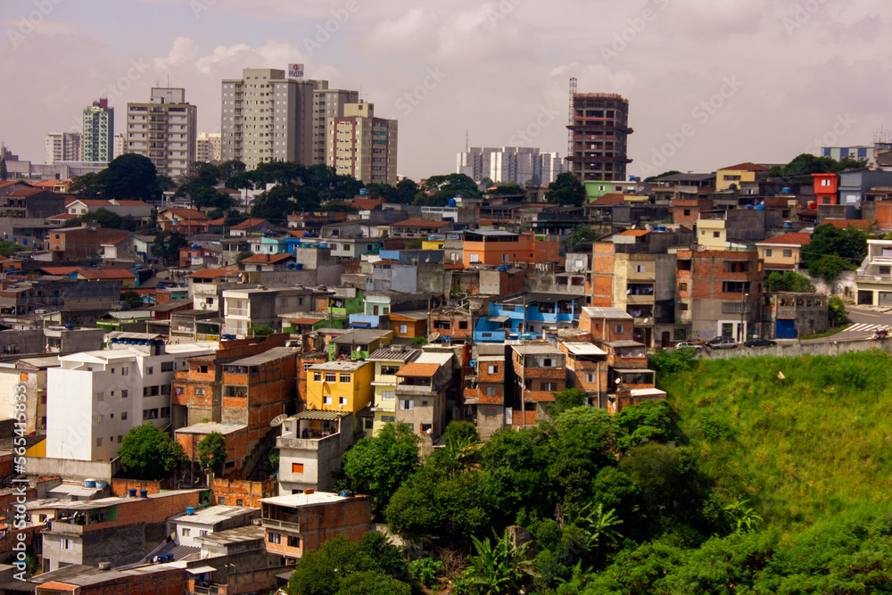 Favelas sao paulo brazil