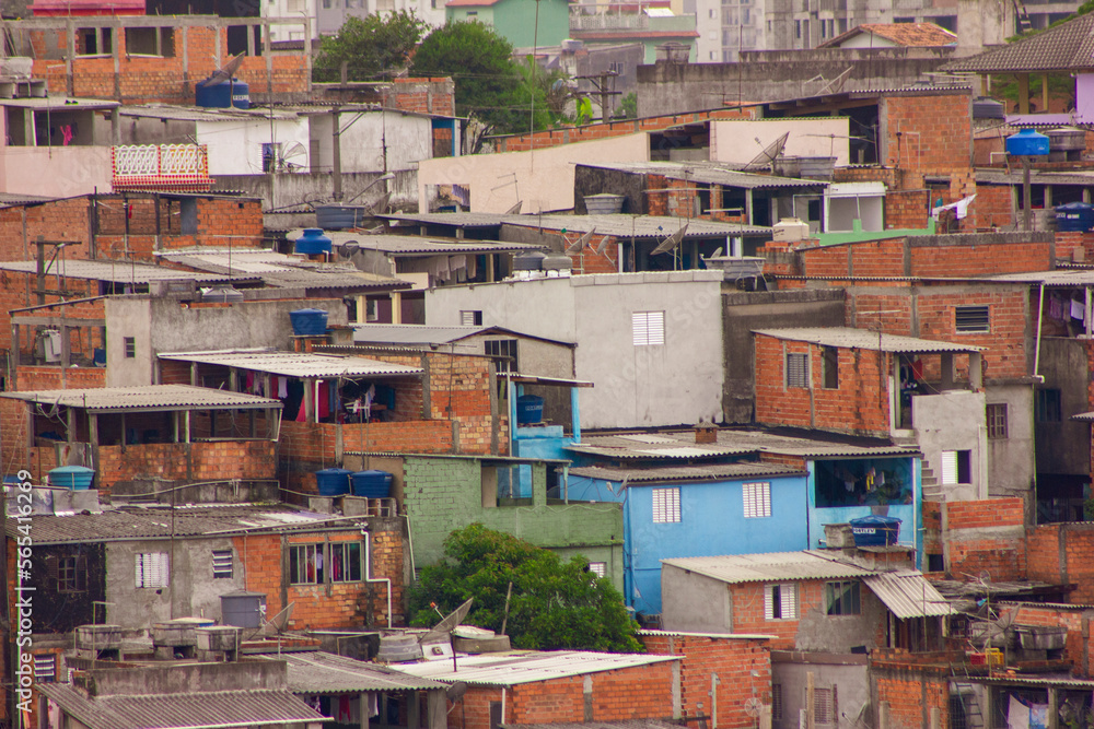 Fototapeta premium Favelas sao paulo brazil