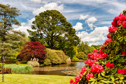 The beautiful Sheffield Park in East Sussex in England