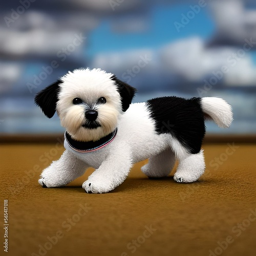 illustration of a toy dog
