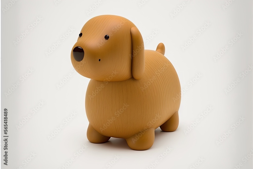 Cute small wodden animals - Created with generative AI Technology Cute small wodden animals - Created with generative AI Technology