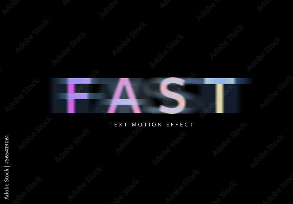 Motion Text Effect Stock Template | Adobe Stock