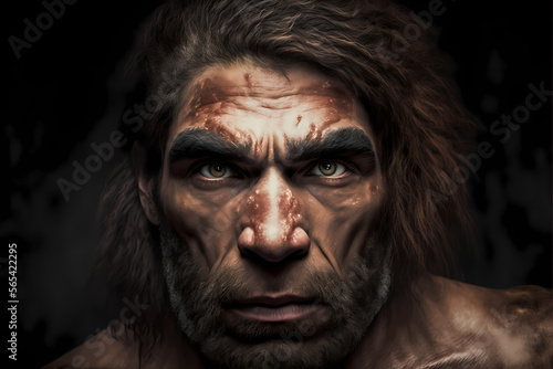 Homosapien - Neandertal homme des cavernes préhistorique