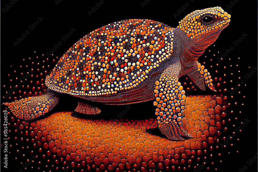 Pointillism Aboriginal Art Stock Illustration Adobe Stock