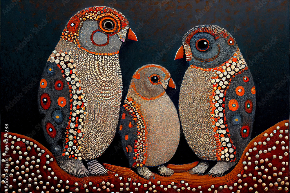 Pointillism Aboriginal Art Stock Illustration Adobe Stock