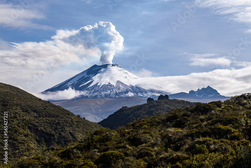 Cotopaxi in eruption