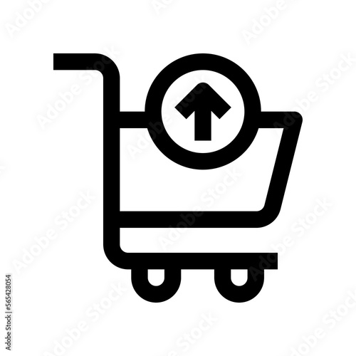 shopping cart icon for your website, mobile, presentation, and logo design.