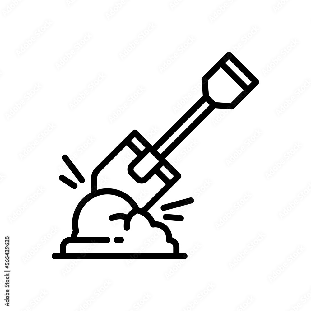 shovel icon for your website, mobile, presentation, and logo design. shovel icon for your website, mobile, presentation, and logo design.