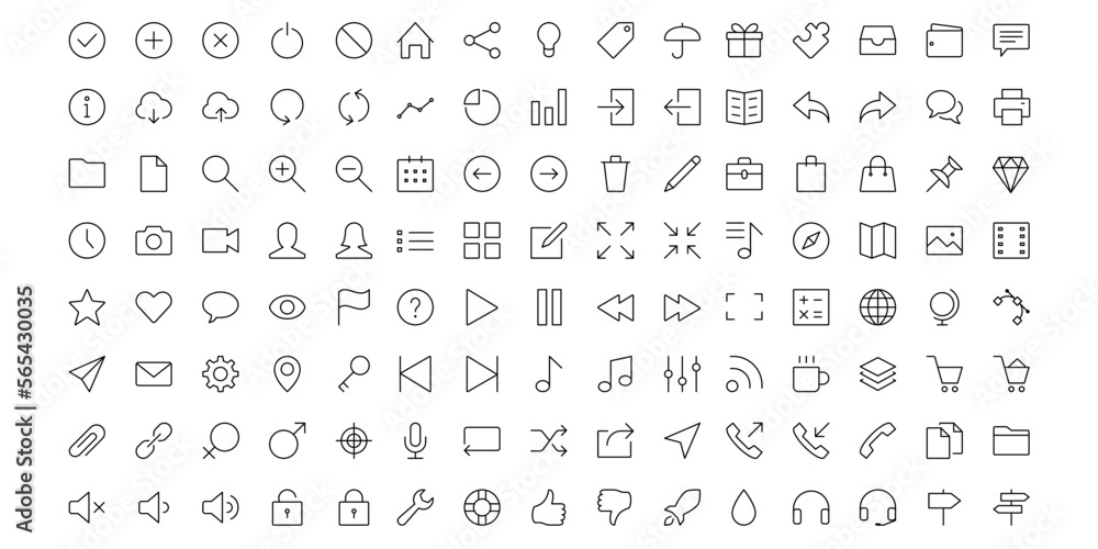 Minimal Icon Set