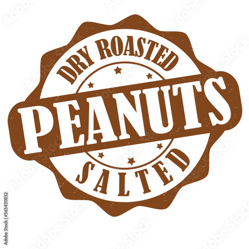 Peanuts label or stamp