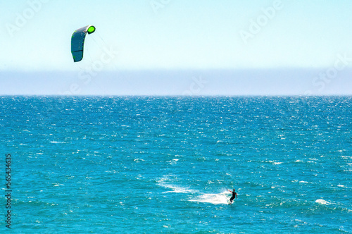 Kite Surfing Off California Coast