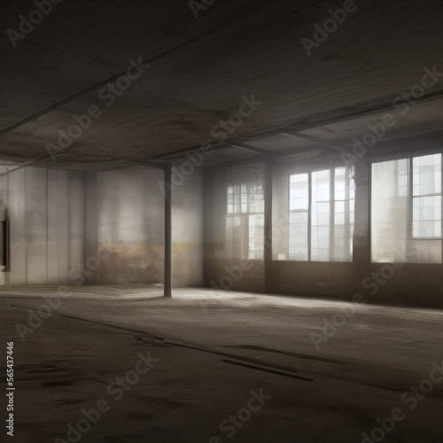 Within the walls of a forgotten warehouse  enveloped in darkness