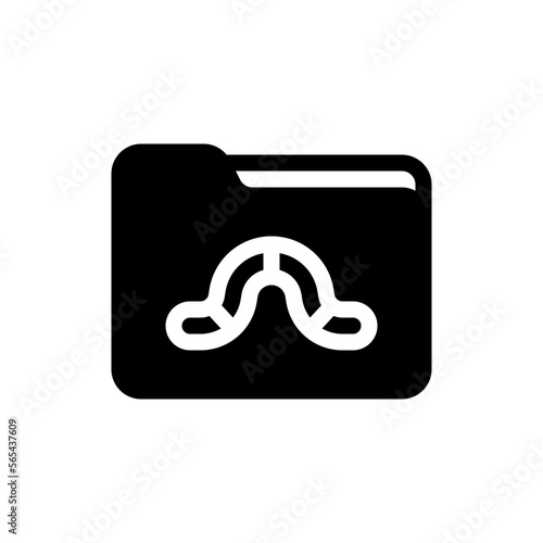 folder glyph icon