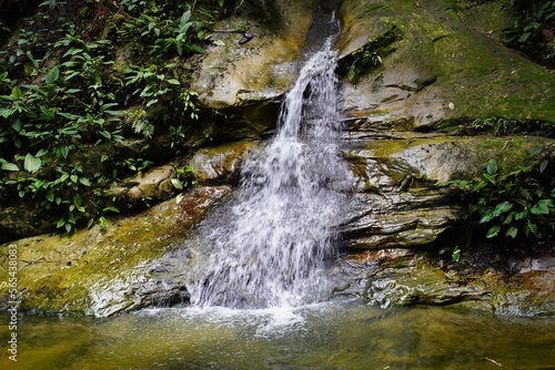 Fotografia, Obraz Bica do Cabeça Waterfall, Balbina. Amazonas, Brazil.