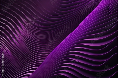  a purple abstract background with wavy lines and curves in the center of the image is a computer generated image of a wavy purple background with a. generative ai