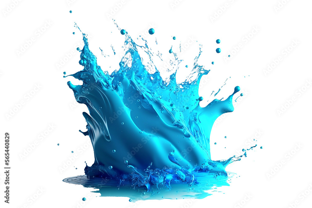 Cosmetics Hydro Essence water for moisturizer. Liquid splash bubble or molecule chemical structure on water background. Cosmetics Hydro power treatment. Purifying natural product with Generative AI. Cosmetics Hydro Essence water for moisturizer. Liquid splash bubble or molecule chemical structure on water background. Cosmetics Hydro power treatment. Purifying natural product with Generative AI.