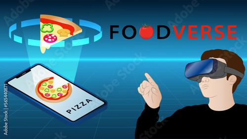 Foodverse, Visualizing Metaverse as the Future of Food, NFTs and Gaming.
