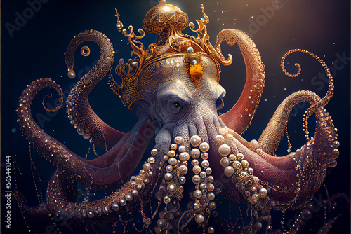 Tela Highly Jeweled Octopus
