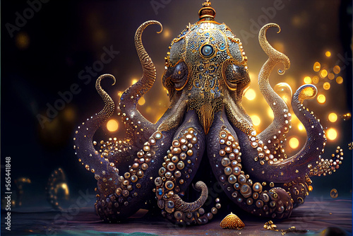 Murais de parede Highly Jeweled Octopus