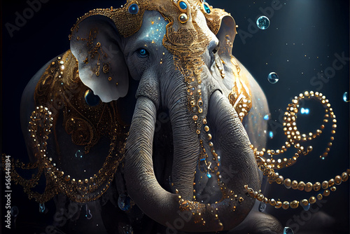 Fotografia Highly Jeweled Octopus Elephant Mix