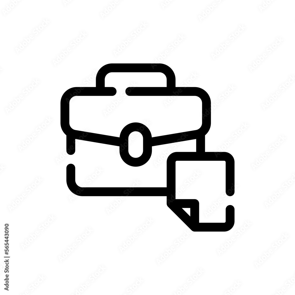 portfolio line icon portfolio line icon