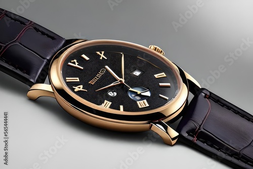 Minimalistic watch luxury brand render