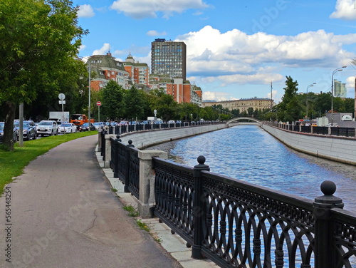 Rubtsovskaya embankment in Moscow photo