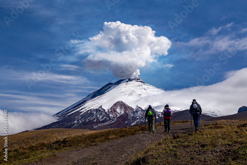 Cotopaxi in eruption
