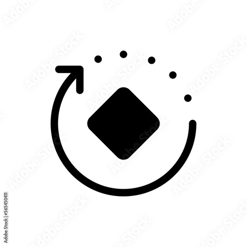 rotate glyph icon
