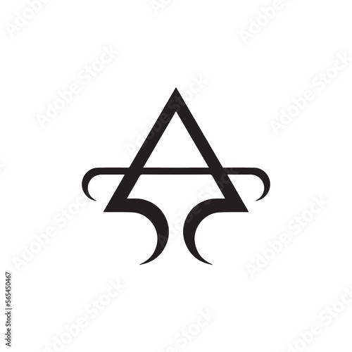 arrowhead, war tool, catchy logo