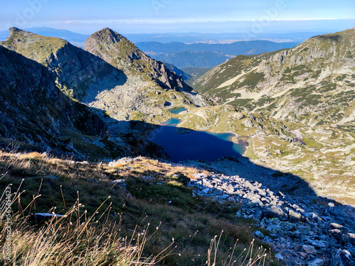 Landscape of Rila Mountain near Malyovitsa peak, Bulgaria photo