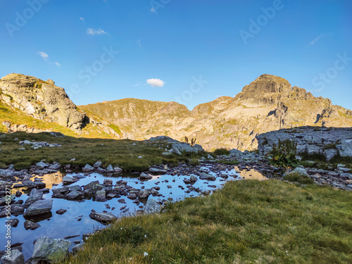 Landscape of Rila Mountain near Malyovitsa peak, Bulgaria