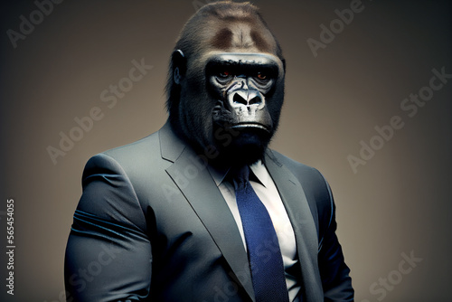 Animal in business Suit - Gorilla