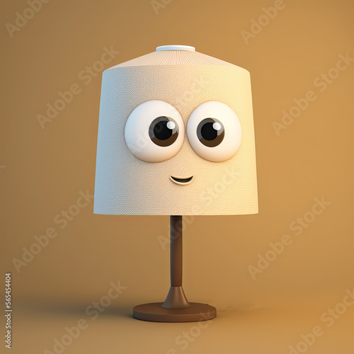 Cute Cartoon Lamp Character...