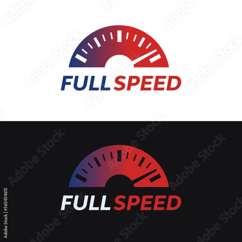 Speed meter logo