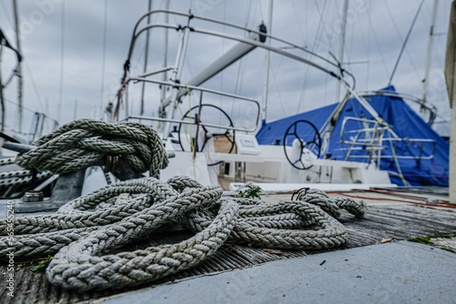 ropes on a ship