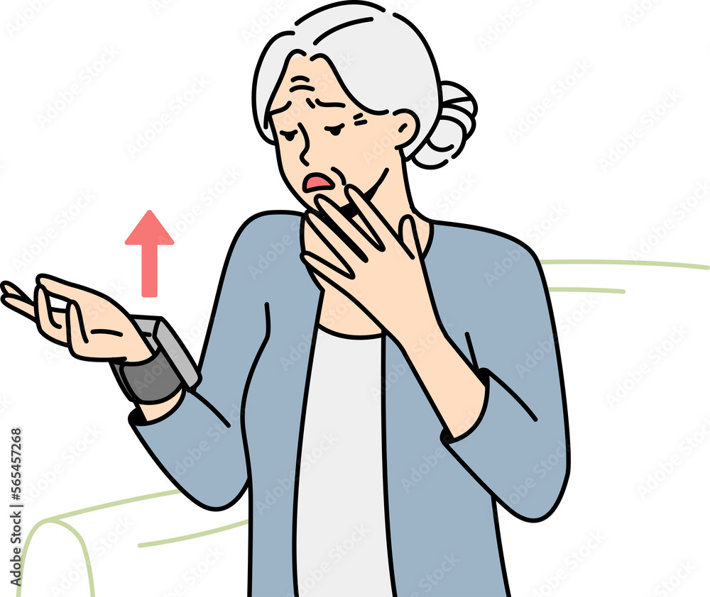 Lady felt nervous after seeing bad health indicator Lady felt nervous after seeing bad health indicator