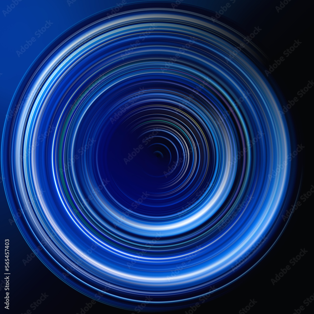 Obraz premium abstract colored circle lines motion blurred