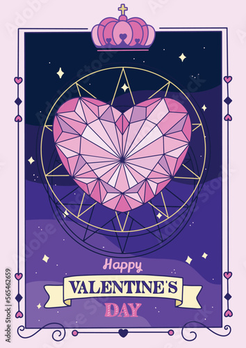 Valentine s day tarot card