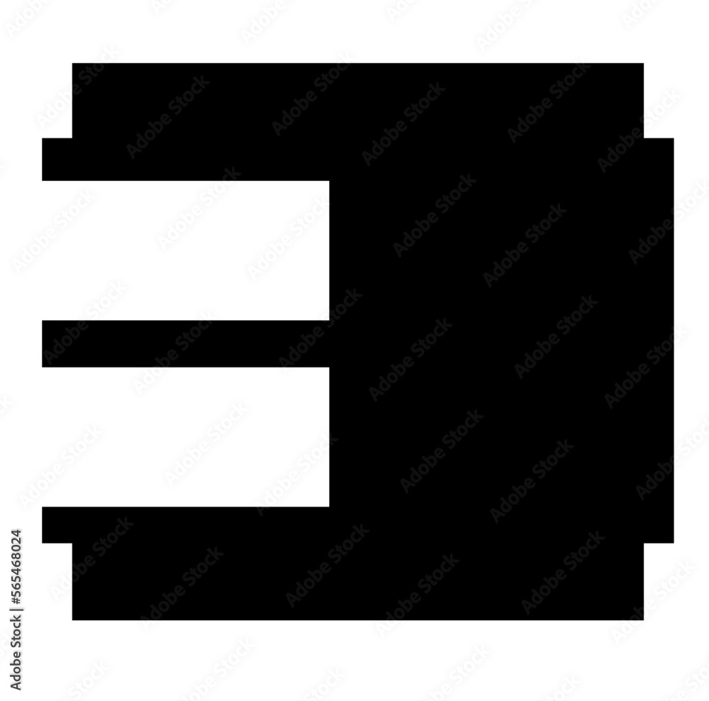 Blocky Retro Bitmap Themed Arcade Gamer Mono Letter Fonts Blocky Retro Bitmap Themed Arcade Gamer Mono Letter Fonts